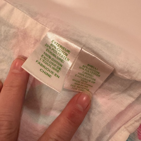 Lilly Pulitzer Brynn Strapless Pink and White Dress - Picture 6 of 9